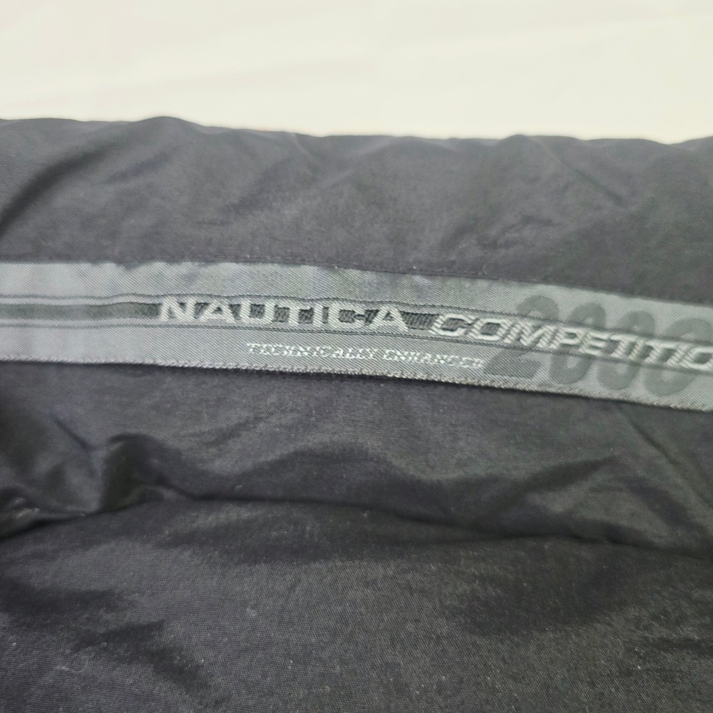 Nautica Men's Competition Reversible Puffer Vest XXL Black Orange Duck Down A22 - Picture 14 of 15